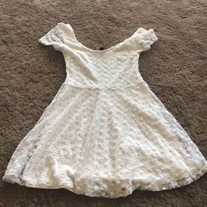 White flower dress